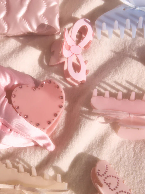 Bow Ribbon Hair Claw -- YKIIY CLOTHING