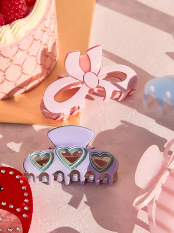 Bow Ribbon Hair Claw -- YKIIY CLOTHING