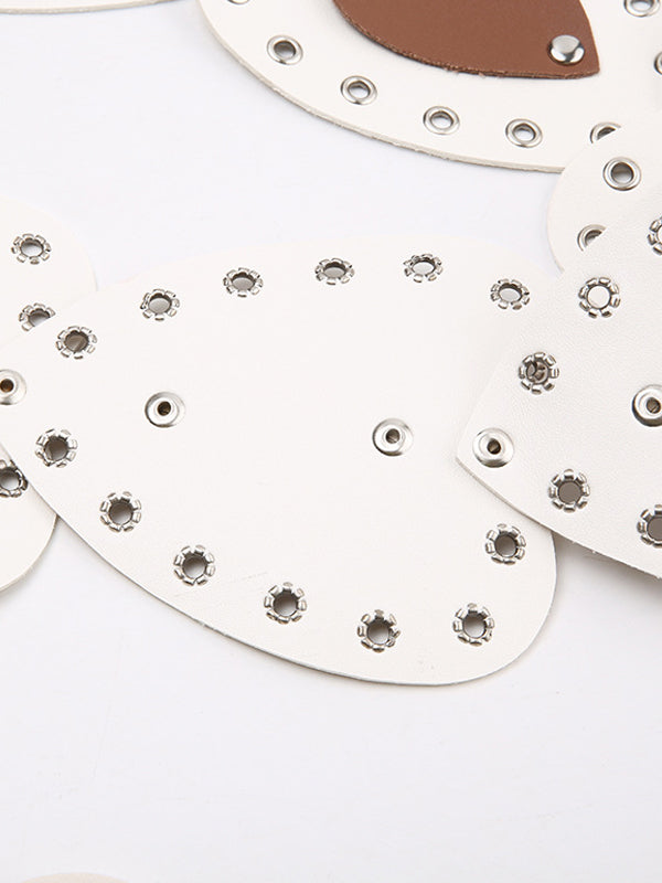 Heart-Shaped Splicing Belt -- YKIIY CLOTHING