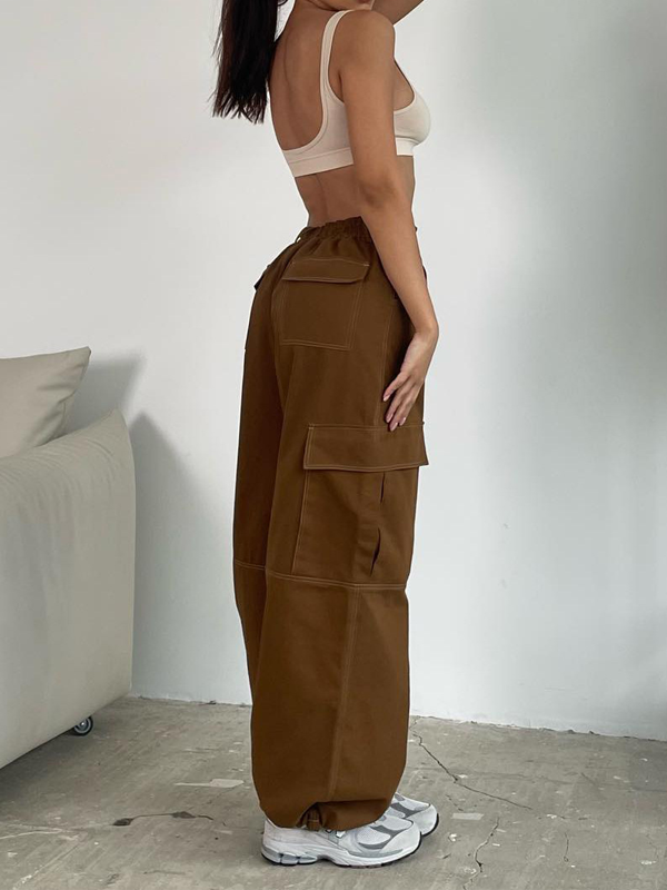 Multi-Pocket Cargo Pants -- YKIIY CLOTHING