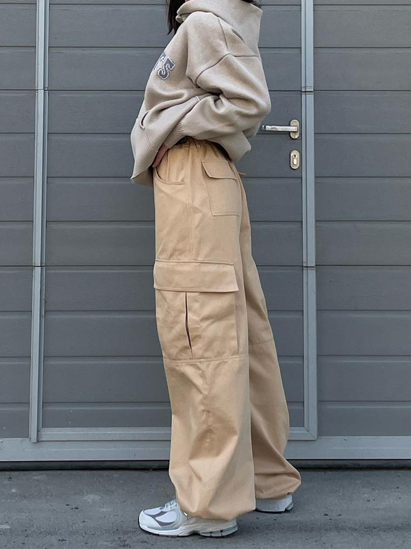 Multi-Pocket Cargo Pants -- YKIIY CLOTHING