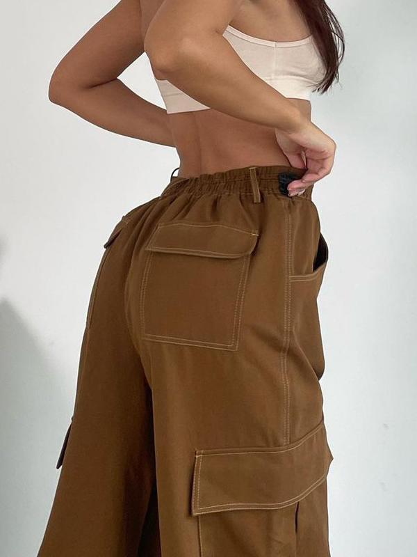 Multi-Pocket Cargo Pants -- YKIIY CLOTHING