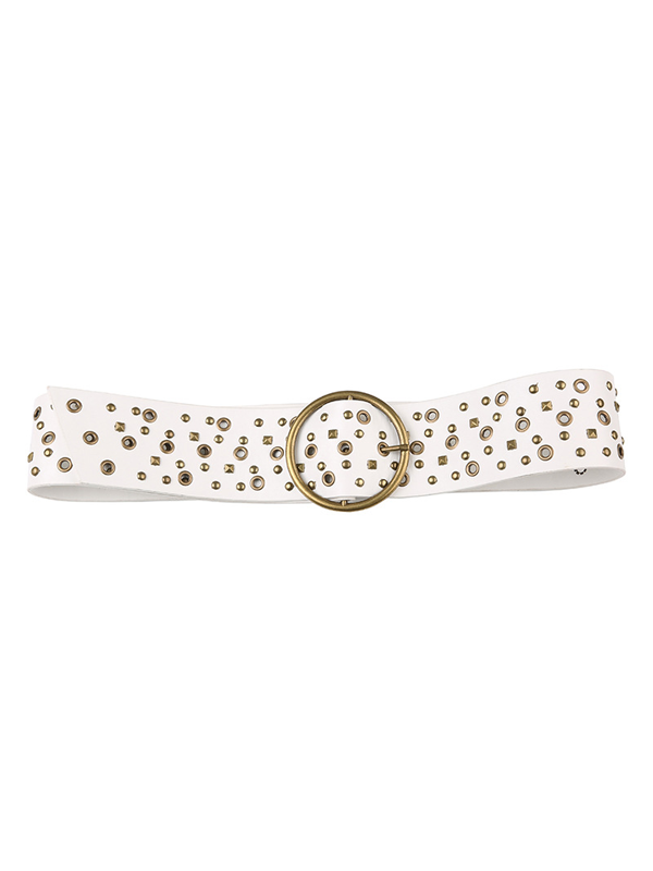 Rivet Metal Buckle Waist Belt -- YKIIY CLOTHING