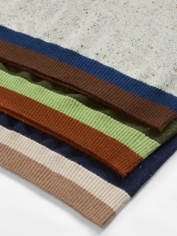 Vintage Colored Yarn Loose Knitted Vest -- YKIIY CLOTHING