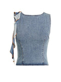Boat Neck Flounce Slit Two Piece Set -- YKIIY  CLOTHING