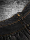 Gradient Cascading Ruffles Zipper Skirt -- YKIIY  CLOTHING