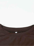 Printed Splicing Long Sleeve Fake Two-piece Bottoming -- YKIIY  CLOTHING