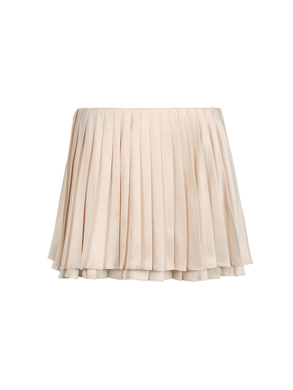 Push Up Ruffled Hem Two Piece Set -- YKIIY  CLOTHING