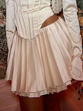 Push Up Ruffled Hem Two Piece Set -- YKIIY  CLOTHING