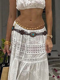 Retro Braided Ring Contrast Belt -- YKIIY  CLOTHING