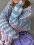 Round Neck Embossed Design Sweaters -- YKIIY  CLOTHING
