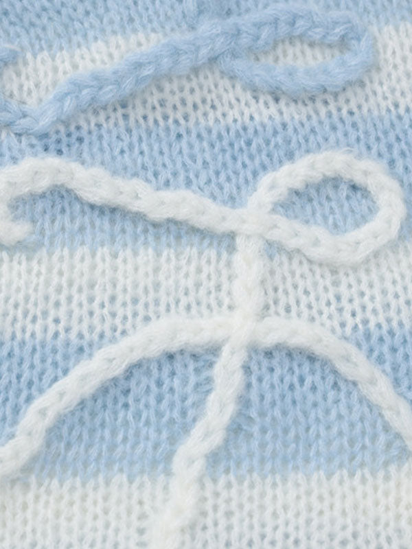 Round Neck Embossed Design Sweaters -- YKIIY  CLOTHING