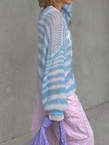 Round Neck Embossed Design Sweaters -- YKIIY  CLOTHING