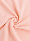 Solid V Neck Cascading Ruffles Dress -- YKIIY  CLOTHING