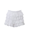 Square Neck Rushed Two Piece Set -- YKIIY  CLOTHING
