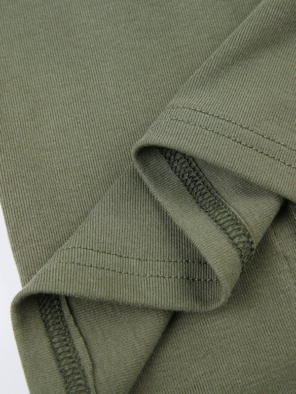 Square Neck Tie Retro Sleeve Top -- YKIIY  CLOTHING