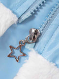 Star Color Block Warm Outwear -- YKIIY  CLOTHING