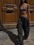 Street Fashion Plain Baggy Cargo Pants -- YKIIY  CLOTHING