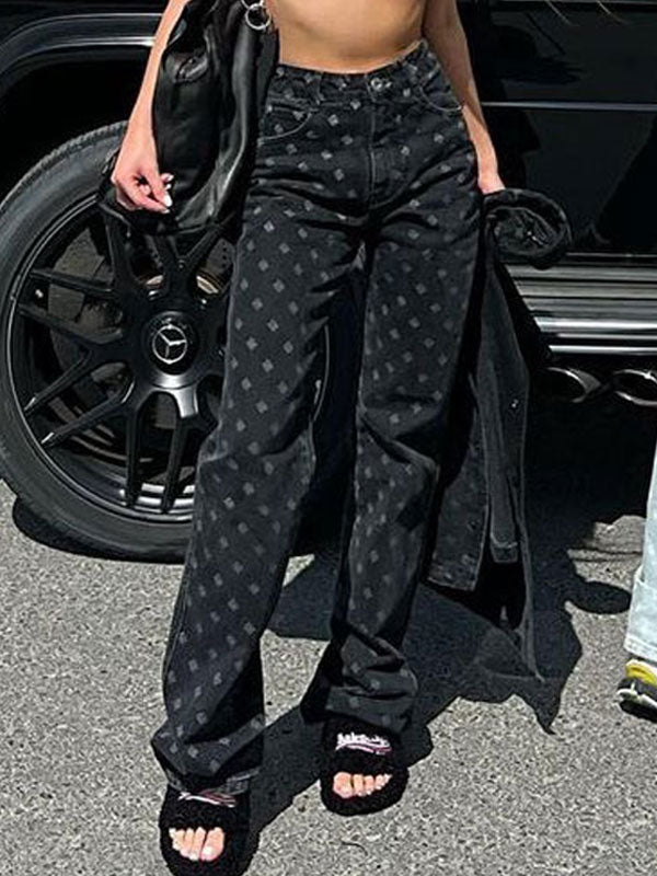 Vacation Printed Patch Pocket Pants -- YKIIY  CLOTHING