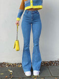 Vertical Striped Rough Selvedge Pants -- YKIIY  CLOTHING