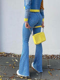 Vertical Striped Rough Selvedge Pants -- YKIIY  CLOTHING