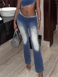 Vintage Gradient Bevel Edge Jeans -- YKIIY  CLOTHING