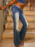 Vintage Gradient Bevel Edge Jeans -- YKIIY  CLOTHING