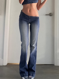 Vintage Gradient Bevel Edge Jeans -- YKIIY  CLOTHING