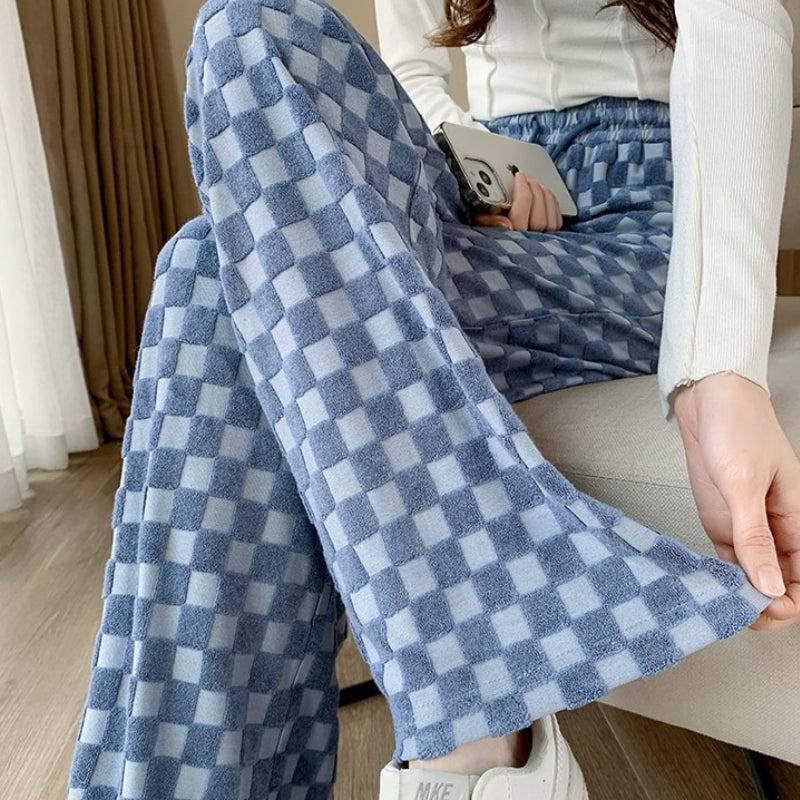 Y2K Checkered Sweatpants -- YKIIY  CLOTHING
